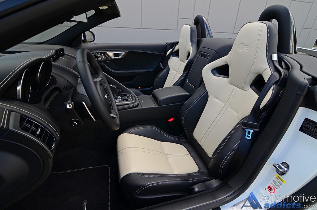 jaguar f type convertible interior
