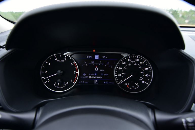 2020 nissan altima platinum vc-turbo gauge cluster