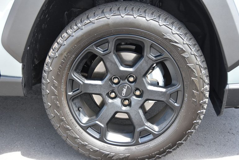 2020 toyota rav4 trd off-road matte black wheel