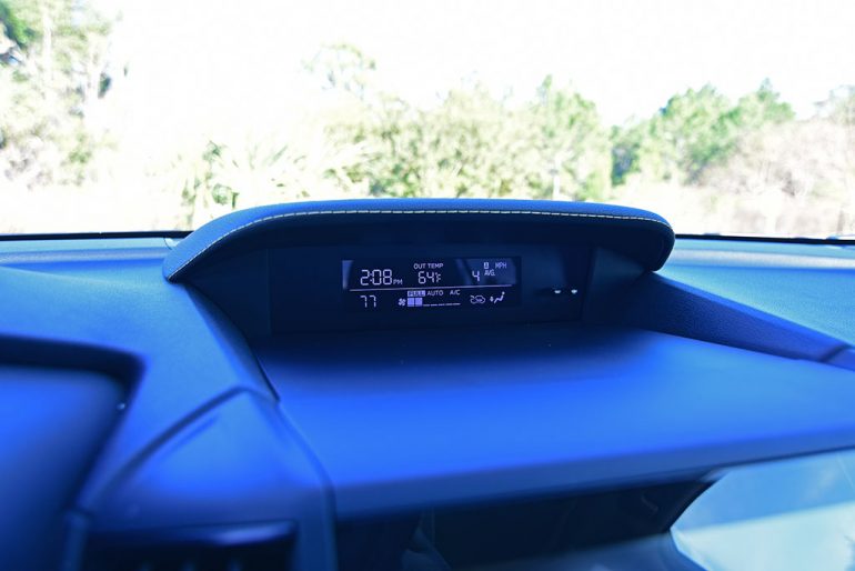 2021 subaru crosstrek sport information screen