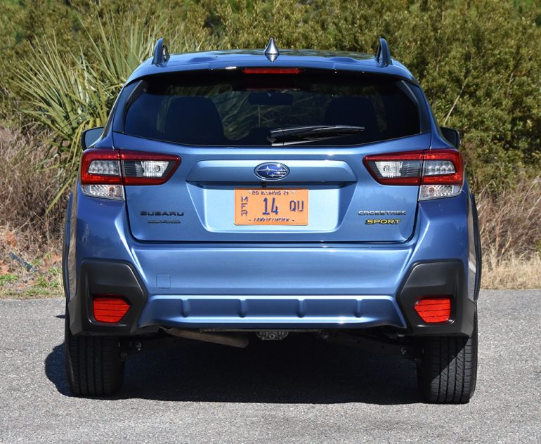 2021 subaru crosstrek sport rear