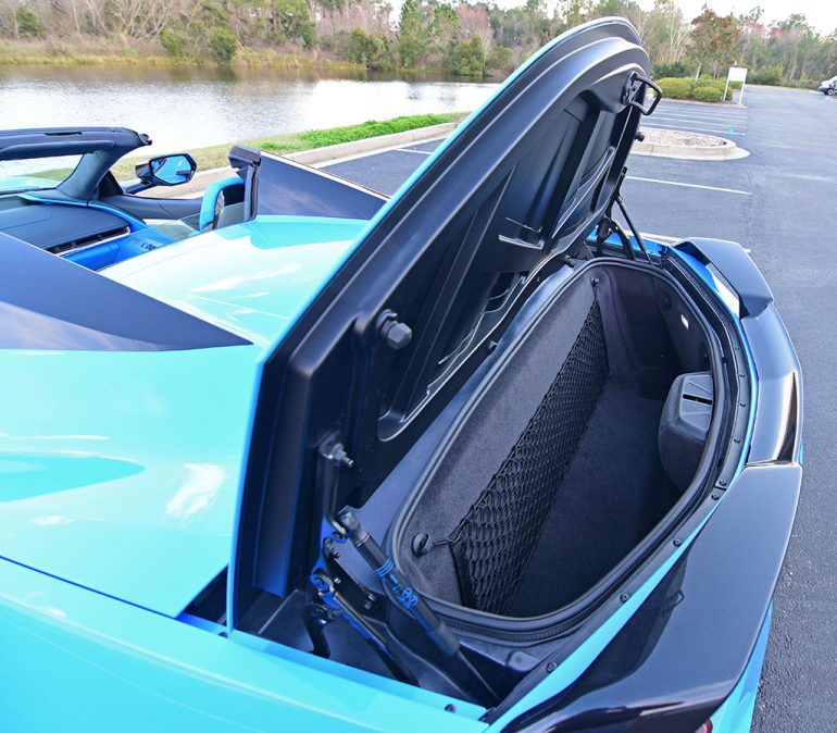 2020 chevrolet c8 corvette stingray convertible trunk