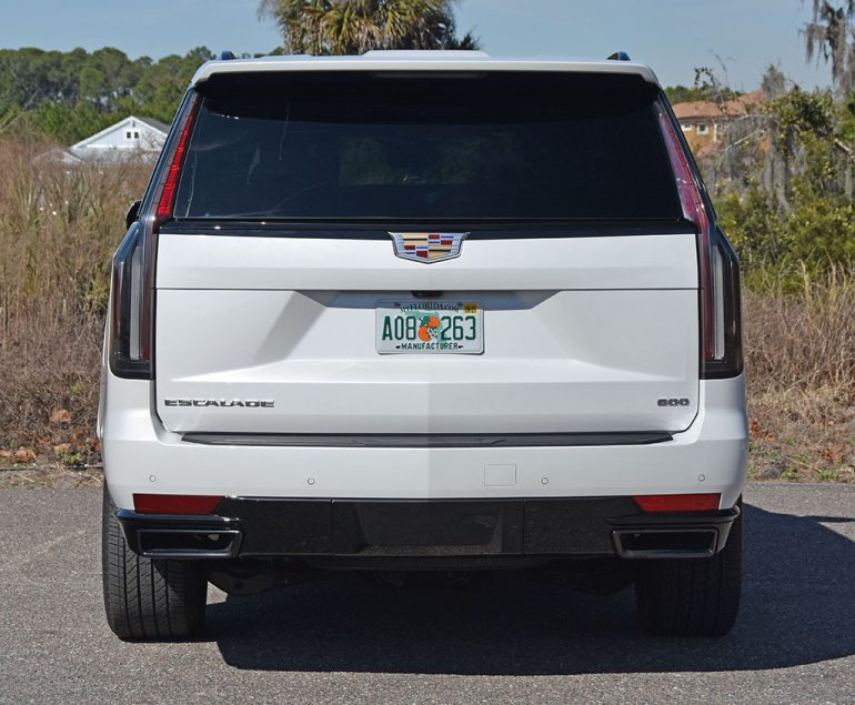 2021 cadillac escalade sport platinum rear