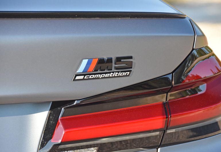 2021 bmw m5 competition badge