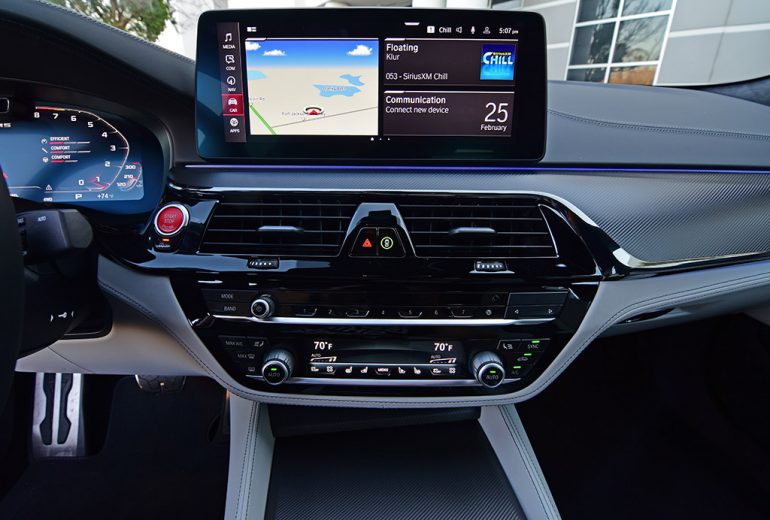 2021 bmw m5 competition touchscreen