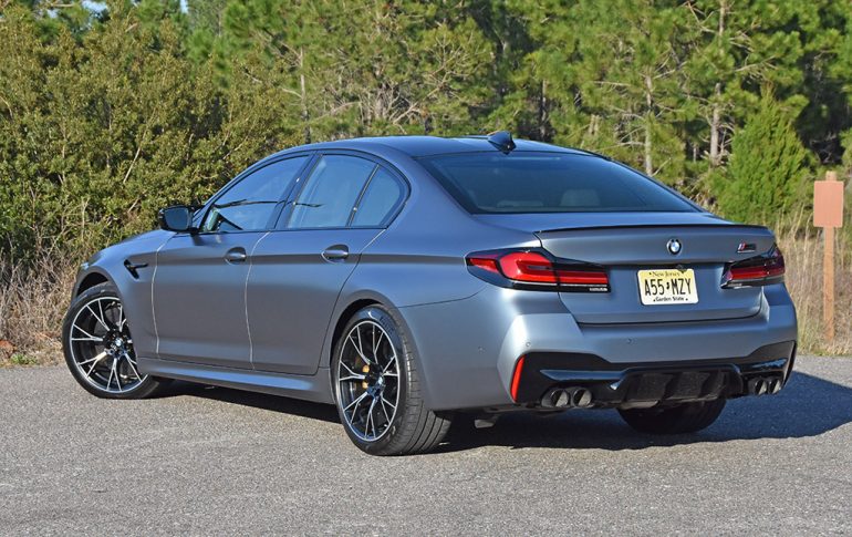 2021 bmw m5 competition back angle