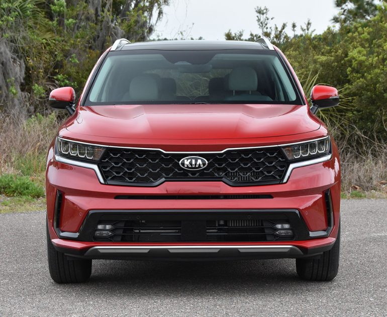 2021 kia sorento hybrid ex front