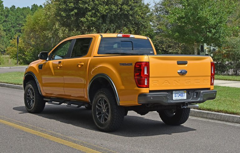 2021 ford ranger tremor side