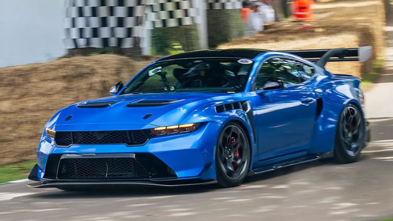 2025 Ford Mustang GTD Makes Colorful Debut at Goodwood Festival of Speed