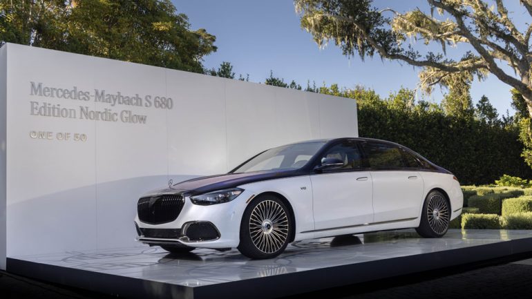 Exclusive Mercedes-Maybach S 680 Edition Nordic Glow Premiers at Monterey Car Week