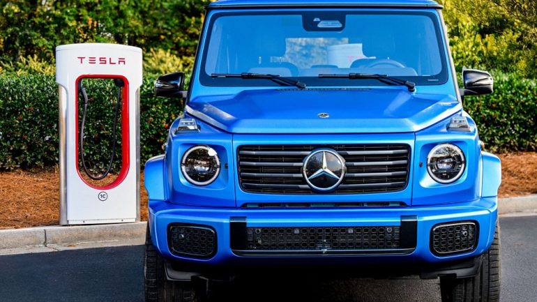 Mercedes-Benz EV Owners to Access Tesla Superchargers Starting February 2025